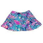Lilly Pulitzer Luxletic Sierra Skort Skirt Women s Small True Blue Seas The Day