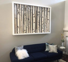 White Birch Decorative Poles - Kiln Dried Home D  cor  Large 1 5-2 5  D X 5  6  A