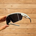 Oakley Sphaera Oo9403 Uv400 Sunglasses White Frame Black Lenses