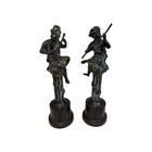 Bronze Sculptures Made In India Cello And Flute Players 15  Tall