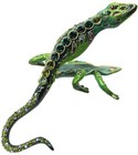 Rucinni Lizard Jeweled Trinket Box  3