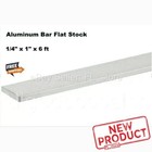 Aluminum Bar Flat Stock 1 4  X 1 Inch X 6 Feet Unpolished Finish Alloy New