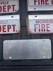 37 Total Fire Department License Plate Toppers tags-new Jersey
