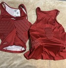  2  Men Adidas Aeroready Padded Compression Top Red    size 2xl    Iq0881 Msrp  80