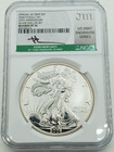 2006-p American Silver Eagle Rev Proof Silver Dollar Set Ngc Rev Pf70 Mercanti