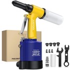 Heavy Duty Air Rivet Gun Set - 3 32   1 8   5 32   3 16  Pneumatic Riveter For D