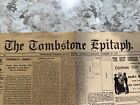 The Tombstone Epitaph 1881 Reprint Of The  O k  Corral Gunfight