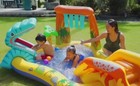 Kids Backyard Splash Center Childrens Toddler Wading Pool Water Slide Park
