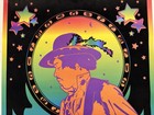 Original 2007 Jimi Hendrix  1967 Blacklight Poster 23 x 35 