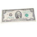 1976 Us  2 Two Dollar Bicentennial Bill Series Rare F-cut Error