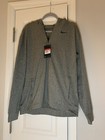 Nike Men   s Dri-fit Training Full Zip Hoodie Style Bq2864 325 Gray Yoga Sz Large