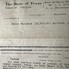 Original 1916 Cherokee County Texas Vendors Lien Tax Stamps Pritchett Upshur