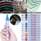 16pc Waterproof Permanent Paint Marker Pen For Car Tyre Tire Tread Rubber Metal