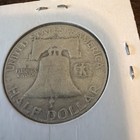 1961 D Franklin Half Dollar 90  Silver Coin United States Denver Mint