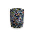Confetti Pebbled Tumbler   Artisan Hand-blown Glass