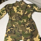 Vtg Winchester  Hunting Camo Overalls Coveralls Jumpsuit 1 Pc Long Sleeves Sz Lg