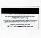 Aladdin Las Vegas Casino Slot Card Players Club Card - Genie Lamp - I Combine