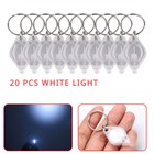 7 20pcs Mini Bright Led Micro Light Keychain Squeeze Light Key Ring Camping Gift