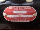 Vintage Chrysler Corp  Starter Assembly 6volt P n 856349 New  last One 