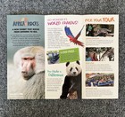 San Diego Zoo Vtg Tourist Travel Brochure California Souvenir 