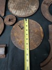 Old Cast Iron Wood Cook Stove Lid Lids Cover Burner Plate Frames Mixed Parts Lot