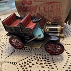 Marx  old Jalopy  Vintage Wind-up Mechanical Tin Litho Toy Car  W sordakinda Box
