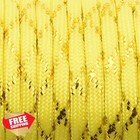 Gold Silver 550 Paracord 100ft Mil Spec Type Iii 7 Strand Core