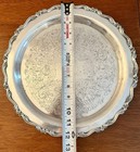 Mixed Lot Of Vintage  silver Plated Misc Serving Pieces-cups-trays-spoons-candle