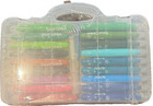 Sunny 36 Color Silky Gel Crayons Set Kids Non Toxic Twist Up Washable Art Suppli
