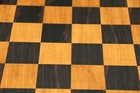 Chess Board Square Size 2 5  With Notations Matt Finish Antiqued Maple And Ebony