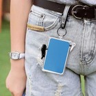 Waterproof Id Badge Holder Clear Hard Plastic Card Case Slim Lanyard Protector