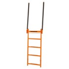 Flatbed Trailer Access Ladder Orange 5 Step For 48 Inch Rail Mount Powder Coated
