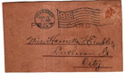 Antique Leather Postcard      should Auld Acquaintance Be Forgot 