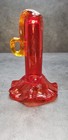 Vintage Hummingbird Feeder Hand Blown