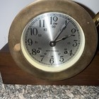 Seth Thomas Ship   s Bell Clock Corsair Model E537-000   Barometer 1504-000