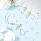 1 Box 300pcs 12mm Triangle Open Jump Rings Pendant Pinch Bail Buckle Clasps 