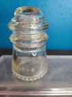 Hemingray  9 Clear Glass Insulator  made In The Usa  