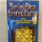 Vtg 90s Y2k Beaded Smiley Face Curtain Nos Ready To Hang 10 Strands 2 Tracks Nib