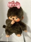 Vintage Futagono Monchhichi Sekiguchi Plush Monkey Doll Collectible 1974