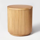 Dowel Fully Assembled Accent Table Natural - Threshold Designed With Studio