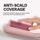 Steam Hair Straightener Brush  3-in-1 Steam Styling Brush For Curly Hair