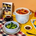 Aroma 4-cup Rice Cooker  cooked Rice Capacity      Non-stick Inner Pot  Blue