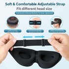 Zggcd Sleep Mask For Side Sleeper  Light Blocking Sleeping Eye Mask For Women Me