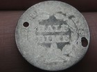 1850 O Seated Liberty Half Dime- New Orleans  Vg Obverse Details  Holed Twice