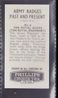 Royal Scots  the Royal Regiment  - 55   Year Old English Trade Card   6