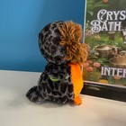 Ty Beanie Boo Midnight Owl Plush 6    Gray Orange Stuffed Animal Euc Gift