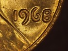 1968 Lincoln Cent Doubled Die Obverse Uncirculated Condition Rare
