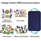 4 Pack Felt Board Bible Stories Set Flannel Board Stories Include Adam And Eve J
