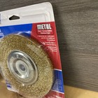 Norton 6  Wire Wheel Metal  Ferrous Stainless Steel Heavy Duty Fit Bench Grinder