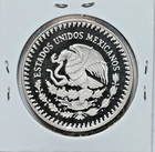 1990 1 Oz Proof Libertad Mexico Onza Plata Pura Bu Key Date 999 Silver Coin